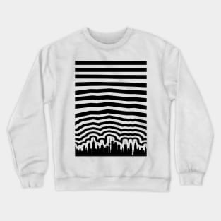 Skylines and Skyscrapers (black print) Crewneck Sweatshirt